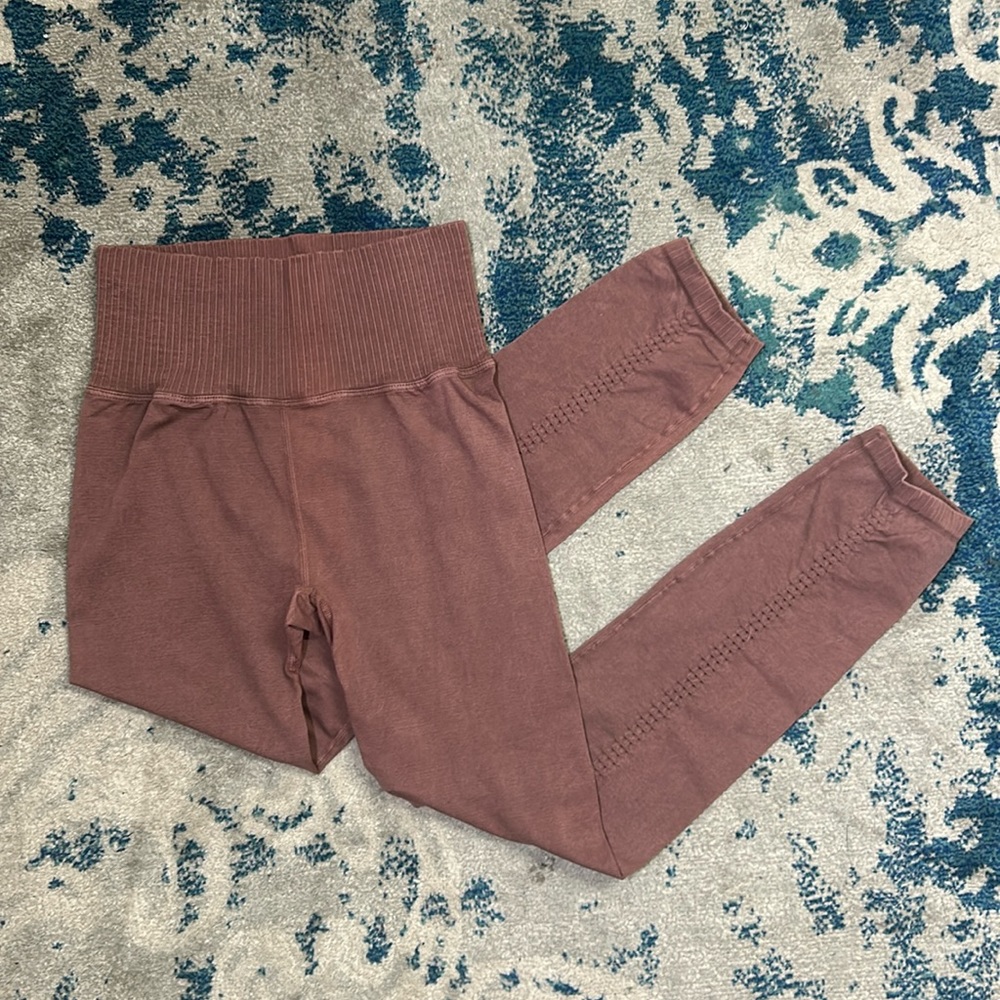 FP Movement Free People Good Karma Leggings Nutmeg M/L NWOT